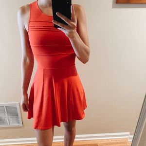 AQUA Coral Skater Dress Only Worn Once!